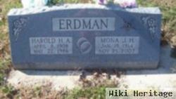 Harold H A Erdman