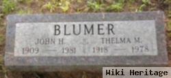 Thelma M. Blumer