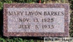 Mary Lavon Barkes