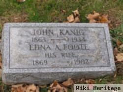 Edna A. Foote Kanig