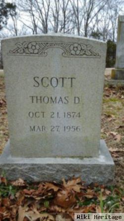 Thomas D. "dee" Scott