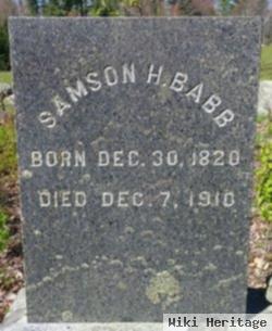 Samson H Babb