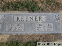 Ebbie Lee Keener