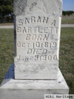 Sarah Ann Throckmorton Bartlett