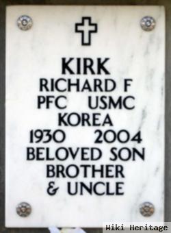 Pfc Richard Francis Kirk