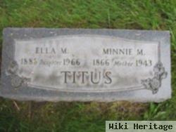 Minnie M Titus