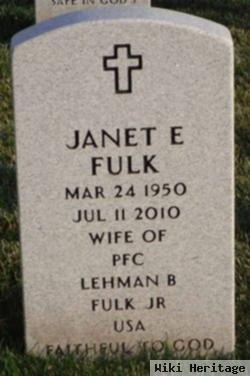 Janet E Daub Fulk