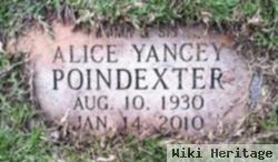 Alice Marion Yancey Poindexter