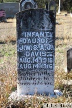 Infant Daughter Davis