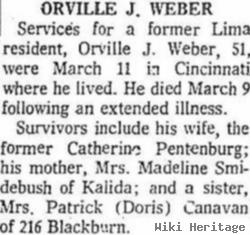 Orville J Weber