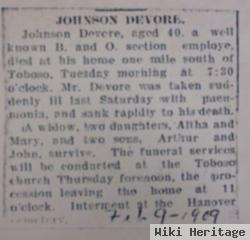 Johnson G Devore