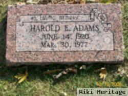 Harold E Adams