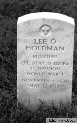 Lee O Holdman