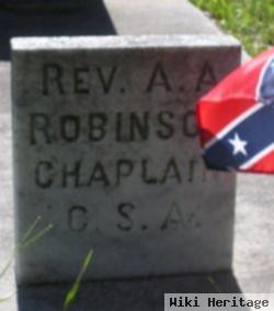 Rev A. A. Robinson