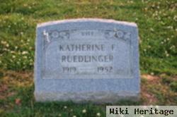 Katherine Frances Gilliland Ruedlinger