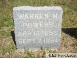 Warren M Powers