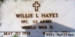 Pfc Willie L Hayes