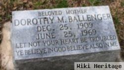 Dorothy M Ballenger