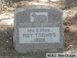 Infant Daughter Of Mr And Mrs Roy Toombs