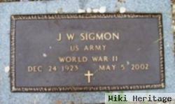 J. W. Sigmon