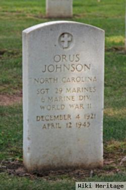 Sgt Orus Johnson