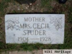 Mrs Cecil Viola Warren Studer