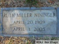 Annie Ruth Miller Nininger