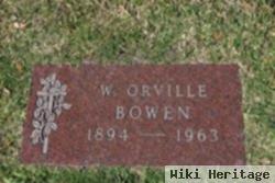 W Orville Bowen