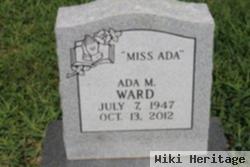 Ada M "miss Ada" Ward