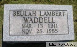 Beulah Lambert Waddell