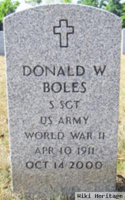 Donald W Boles