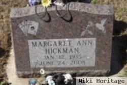 Margaret Ann Vogel Hickman