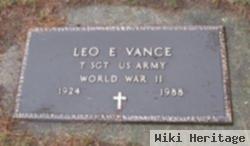 Leo E Vance