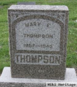 Mary Elizabeth "lizzie" Speelmon Thompson