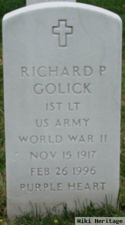 Lieut Richard P. Golick