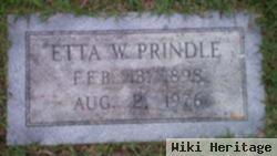 Etta W. Emme Prindle