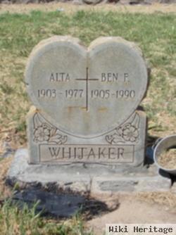 Ben F Whitaker