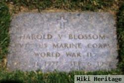 Harold V Blossom