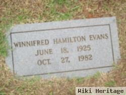 Winnifred Hamilton Evans