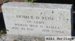 Homer Dwight Rose