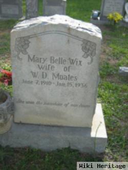 Mary Belle Wix Moates