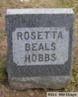 Rosetta Beals Hobbs