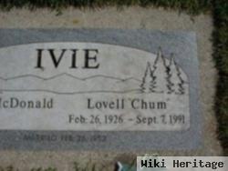 Lovell "chum" Ivie