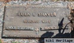 Lula Eve Lefler Shaver