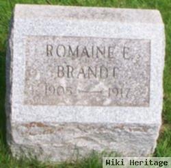 Romaine E Brandt