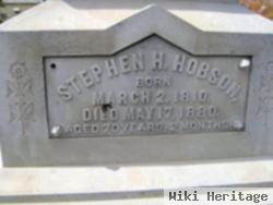 Stephen H Hobson