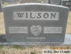 E Lester Wilson