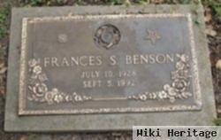 Frances Ann Sonka Benson