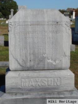 Capt Andrew M. Maxson