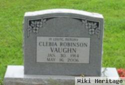 Clebia Georgia Robinson Vaughn